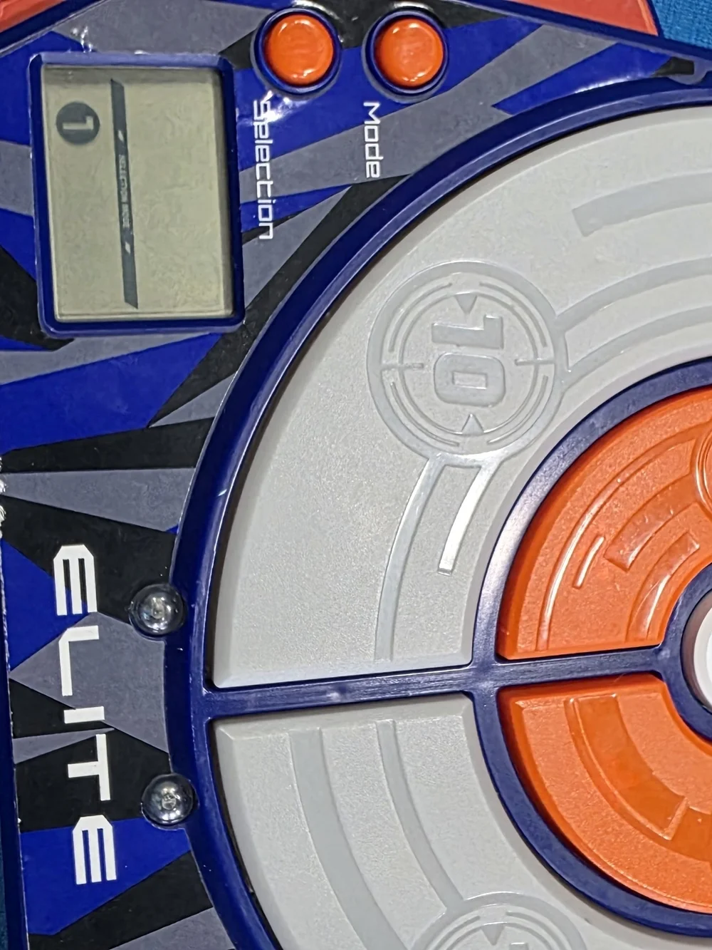 NERF Elite Delta Trooper Electronic Target - Blue & Orange